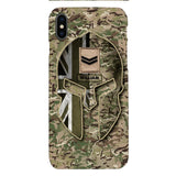 DH Personalized British Soldier Phone Case Printed QH084