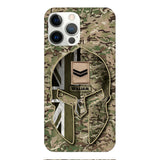 DH Personalized British Soldier Phone Case Printed QH084