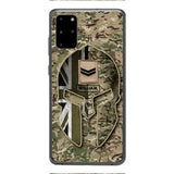 DH Personalized British Soldier Phone Case Printed QH084
