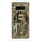 DH Personalized British Soldier Phone Case Printed QH084