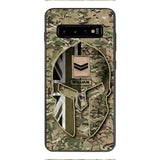 DH Personalized British Soldier Phone Case Printed QH084