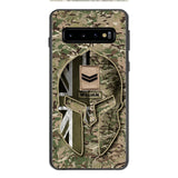 DH Personalized British Soldier Phone Case Printed QH084