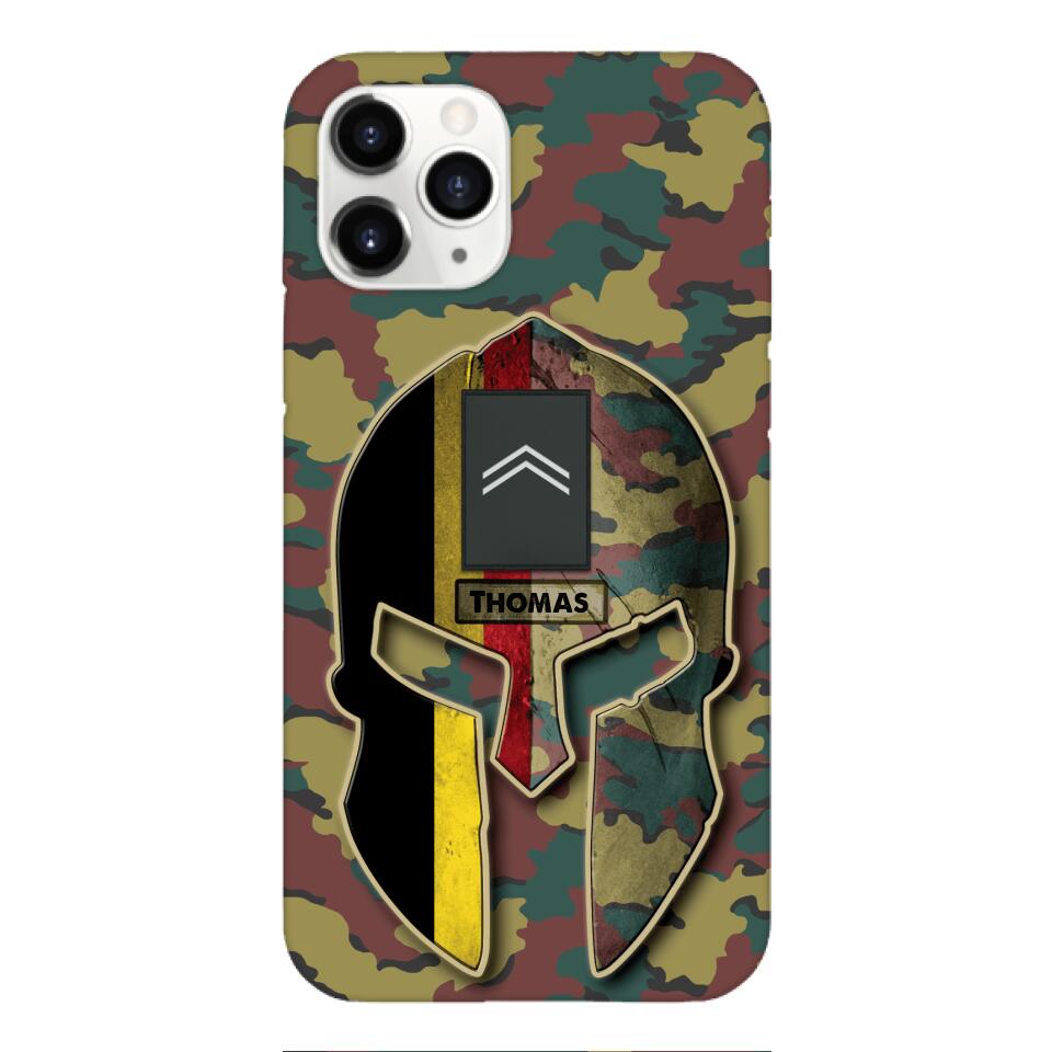 DH Personalized Belgium Soldier Phone Case Printed QH084