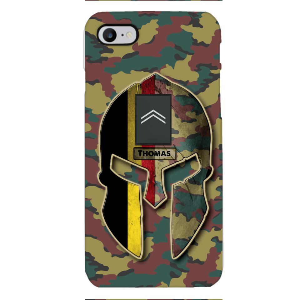 DH Personalized Belgium Soldier Phone Case Printed QH084