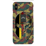 DH Personalized Belgium Soldier Phone Case Printed QH084