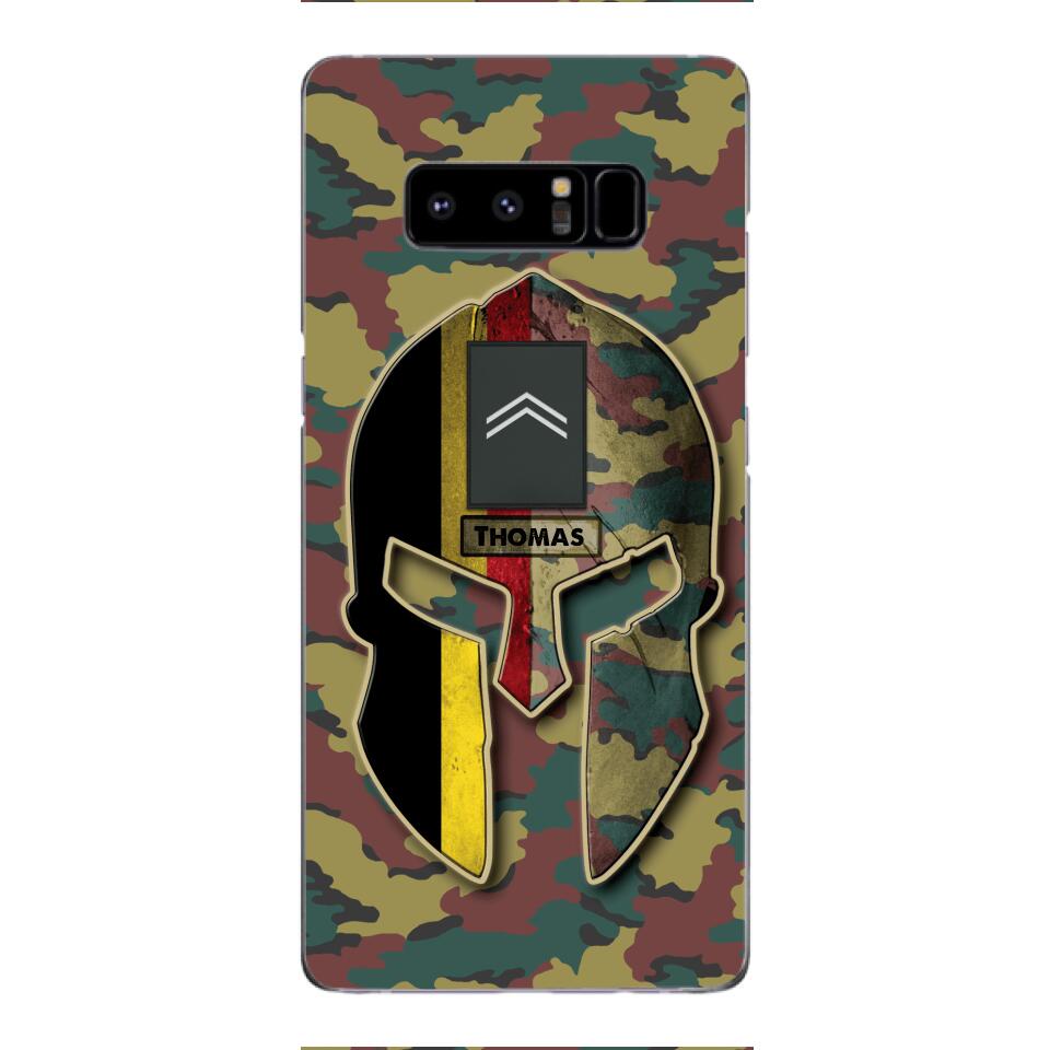 DH Personalized Belgium Soldier Phone Case Printed QH084
