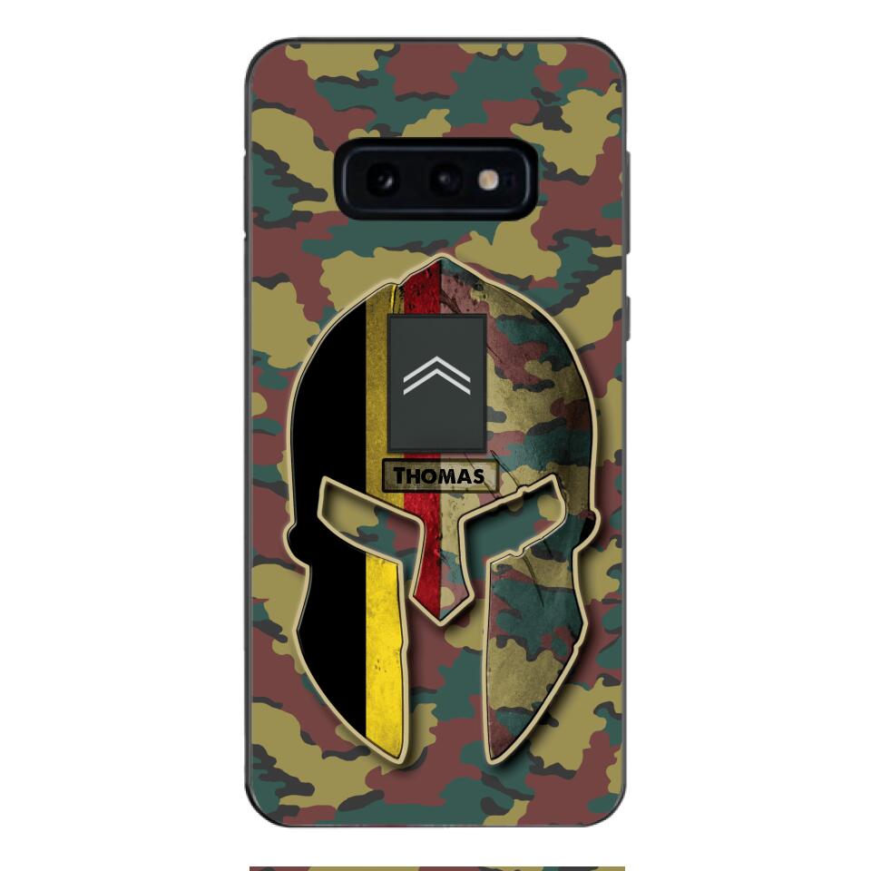 DH Personalized Belgium Soldier Phone Case Printed QH084