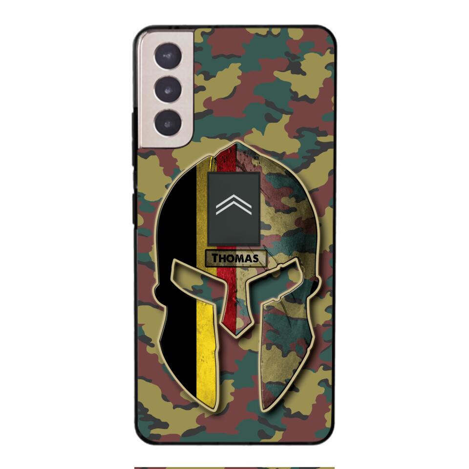 DH Personalized Belgium Soldier Phone Case Printed QH084