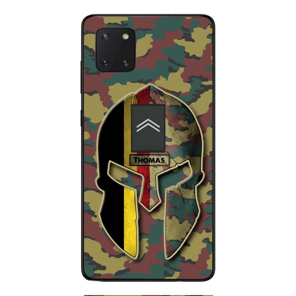 DH Personalized Belgium Soldier Phone Case Printed QH084