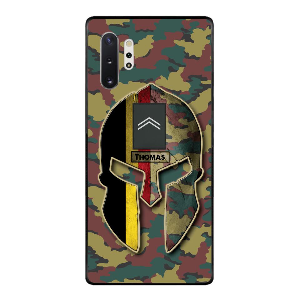 DH Personalized Belgium Soldier Phone Case Printed QH084