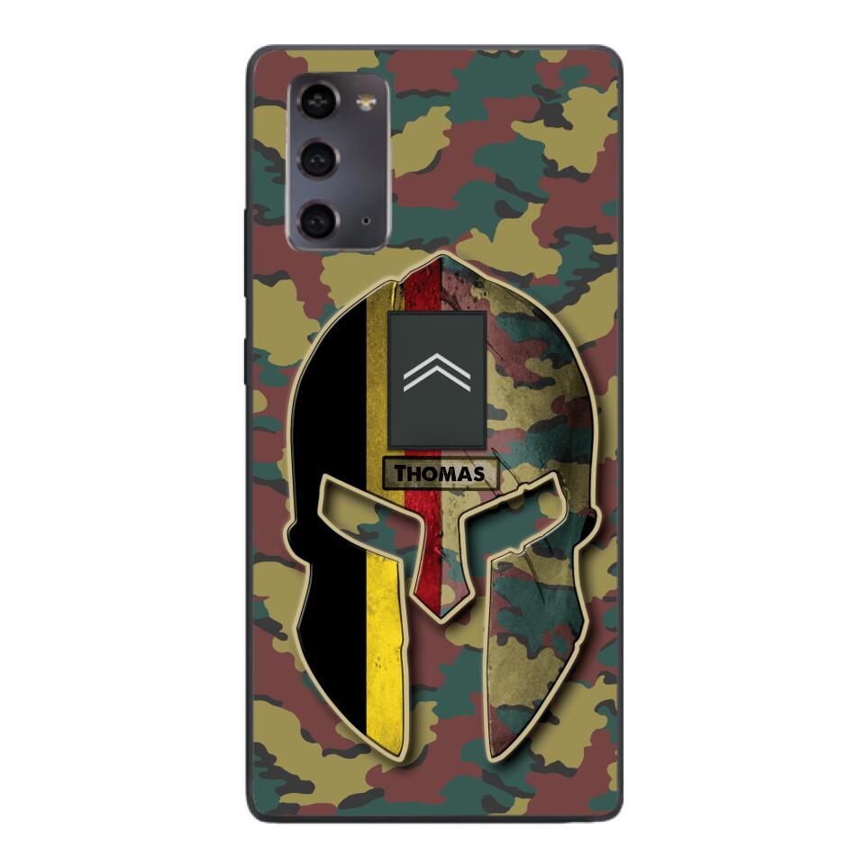 DH Personalized Belgium Soldier Phone Case Printed QH084