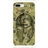 DH Personalized Australian Soldier Phone Case Printed QH084
