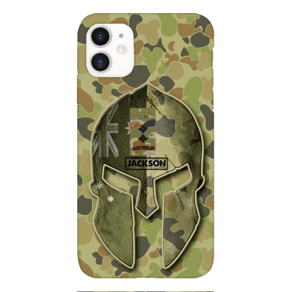 DH Personalized Australian Soldier Phone Case Printed QH084
