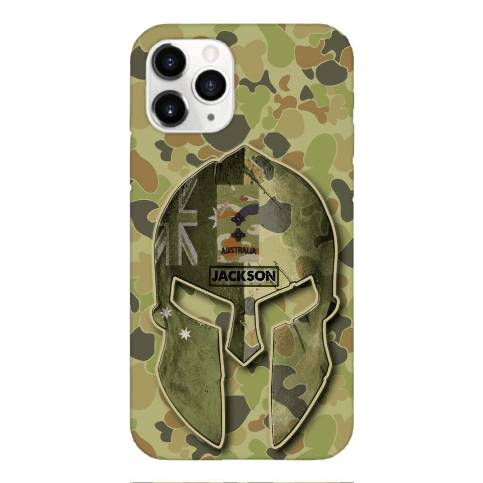 DH Personalized Australian Soldier Phone Case Printed QH084