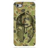 DH Personalized Australian Soldier Phone Case Printed QH084