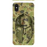 DH Personalized Australian Soldier Phone Case Printed QH084