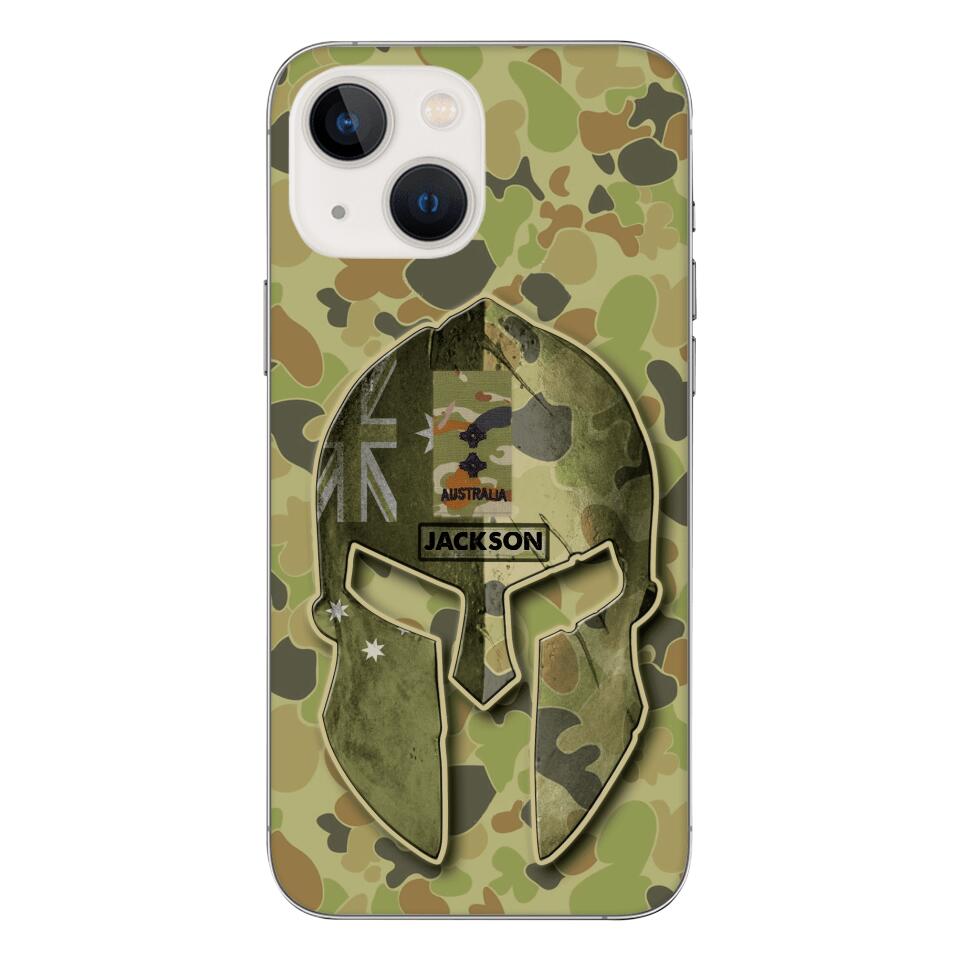 DH Personalized Australian Soldier Phone Case Printed QH084