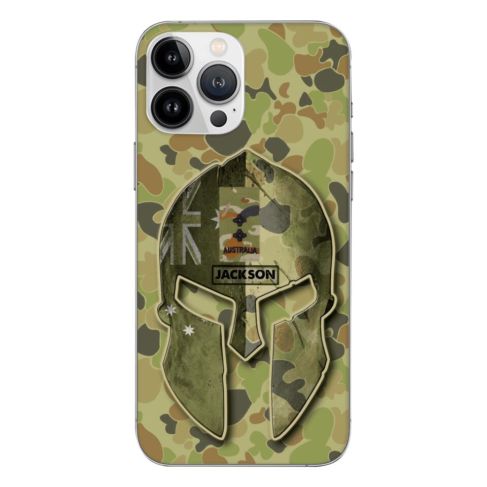 DH Personalized Australian Soldier Phone Case Printed QH084