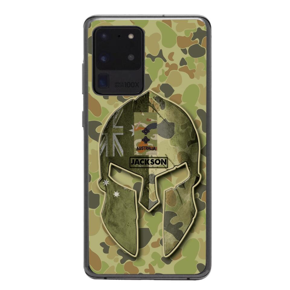 DH Personalized Australian Soldier Phone Case Printed QH084