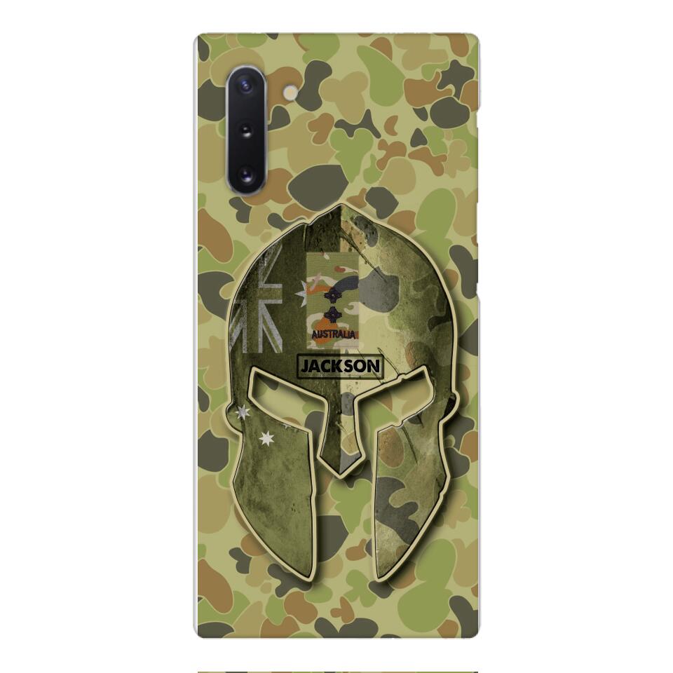 DH Personalized Australian Soldier Phone Case Printed QH084