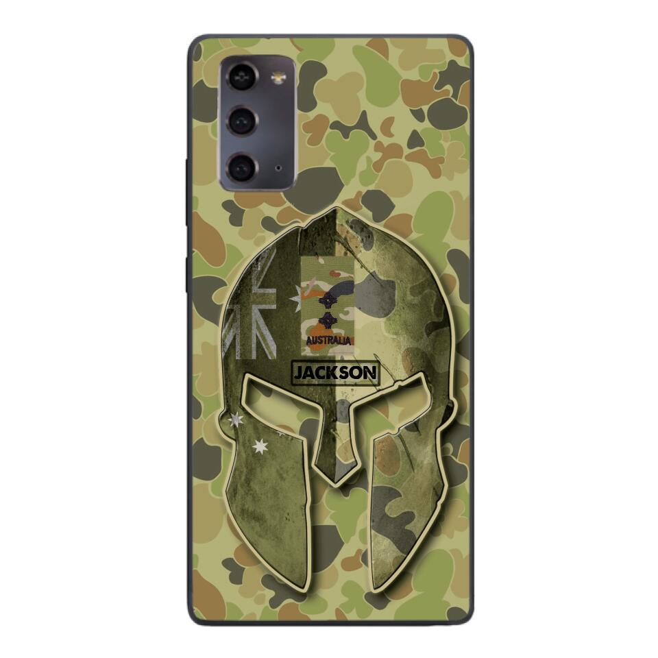 DH Personalized Australian Soldier Phone Case Printed QH084