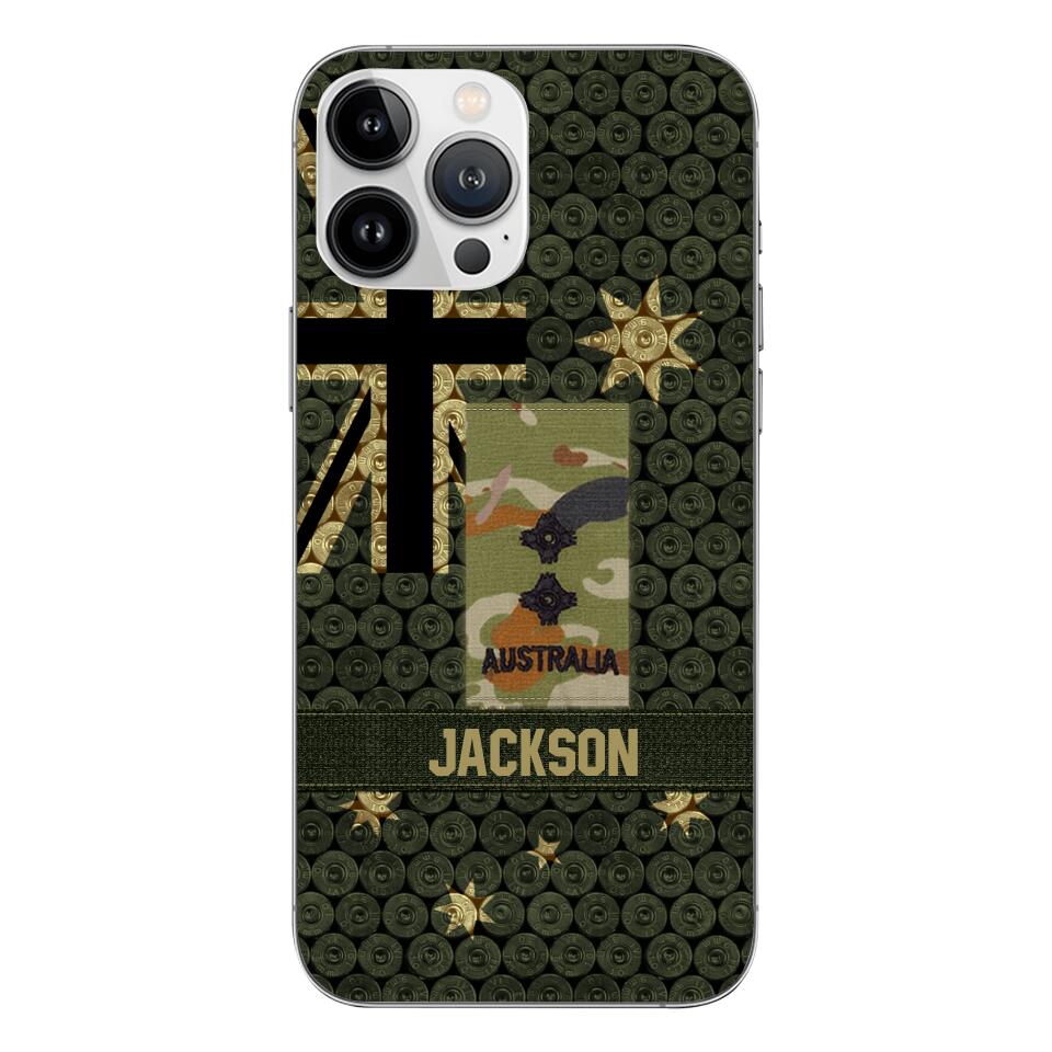 DH Personalized Australian Soldier Phone Case Printed MQ1204