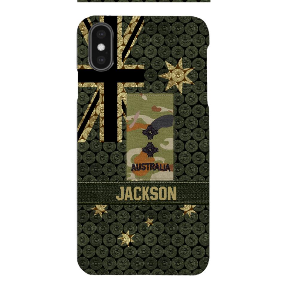 DH Personalized Australian Soldier Phone Case Printed MQ1204