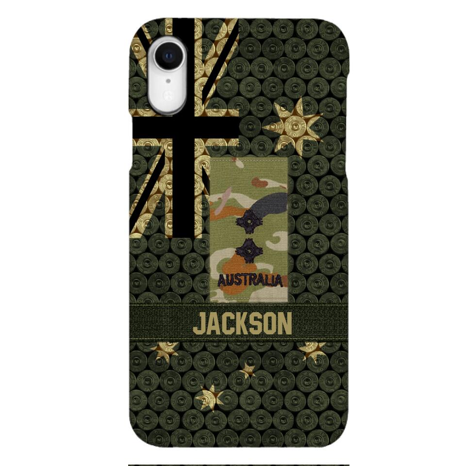 DH Personalized Australian Soldier Phone Case Printed MQ1204