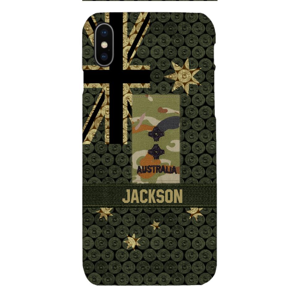 DH Personalized Australian Soldier Phone Case Printed MQ1204