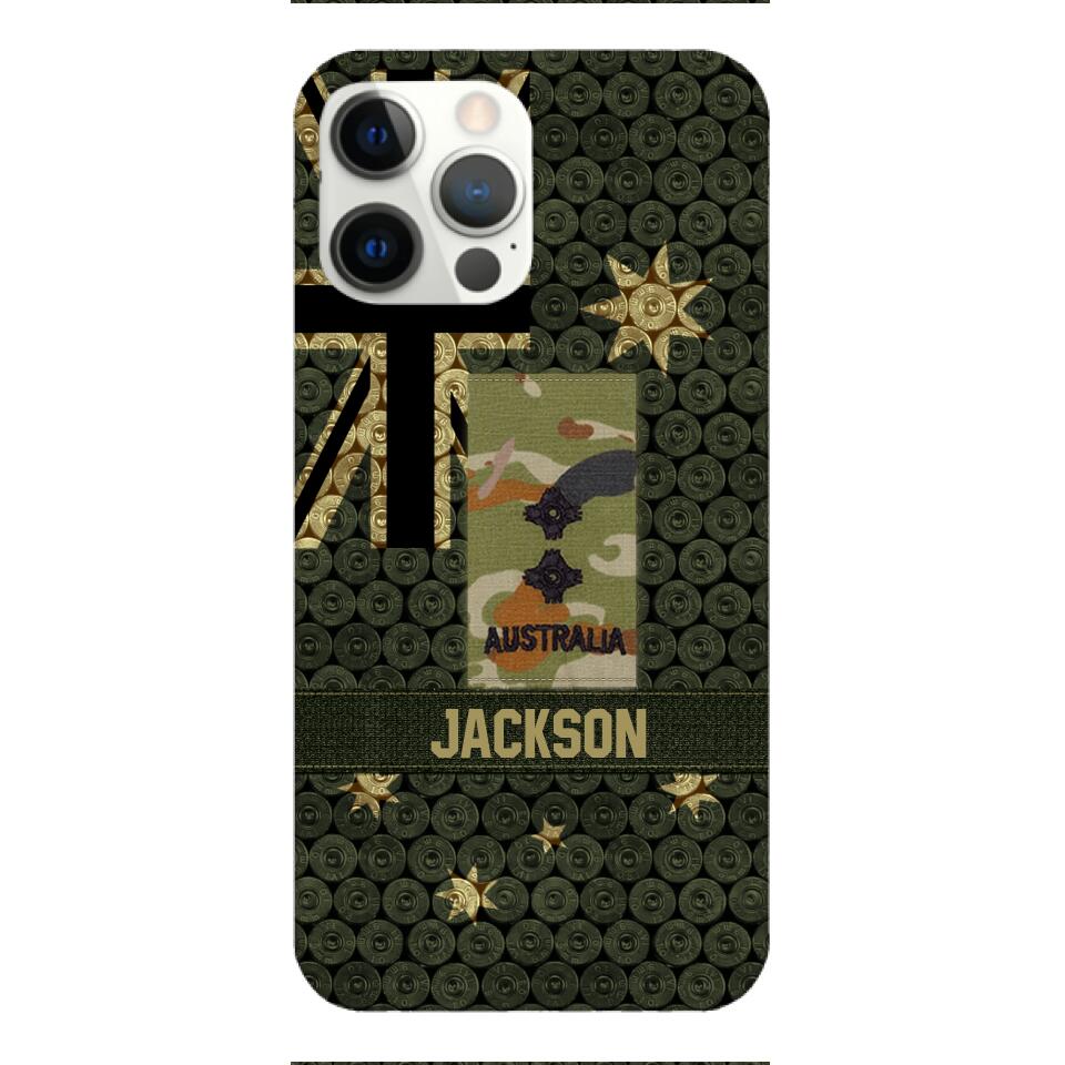 DH Personalized Australian Soldier Phone Case Printed MQ1204