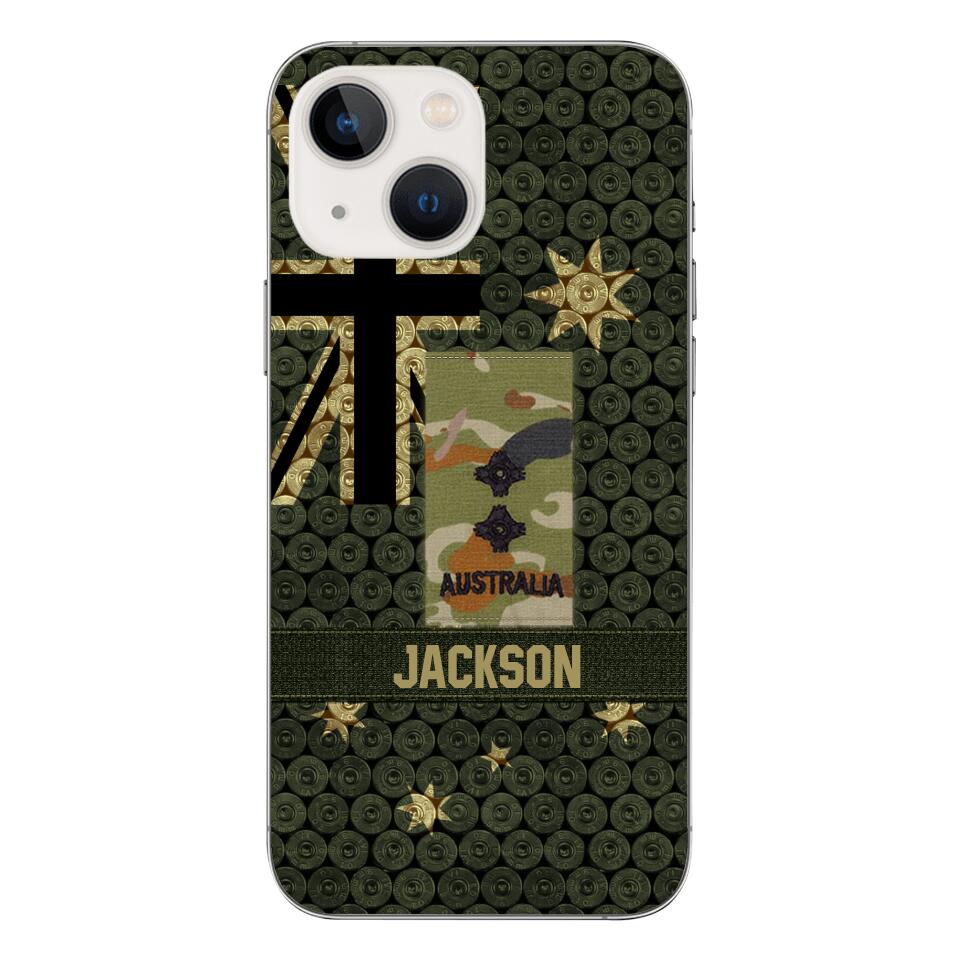 DH Personalized Australian Soldier Phone Case Printed MQ1204