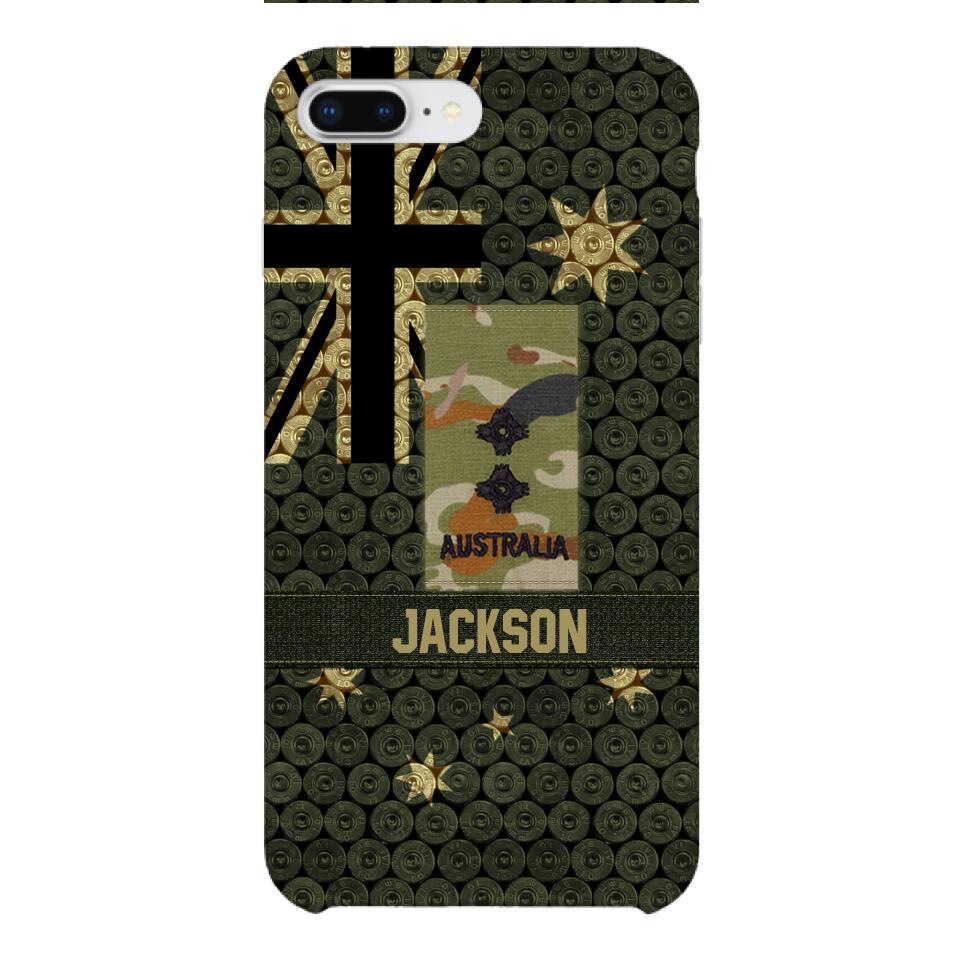 DH Personalized Australian Soldier Phone Case Printed MQ1204