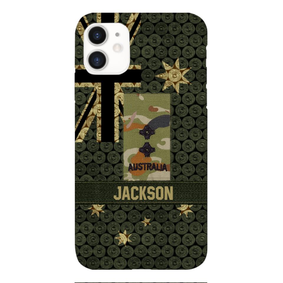 DH Personalized Australian Soldier Phone Case Printed MQ1204