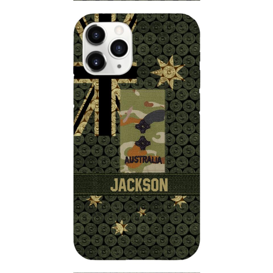 DH Personalized Australian Soldier Phone Case Printed MQ1204