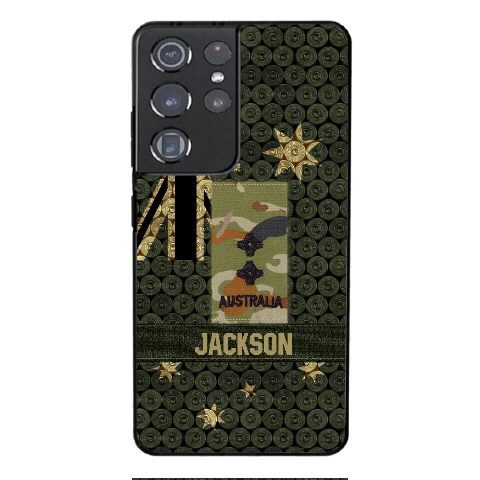 DH Personalized Australian Soldier Phone Case Printed MQ1204
