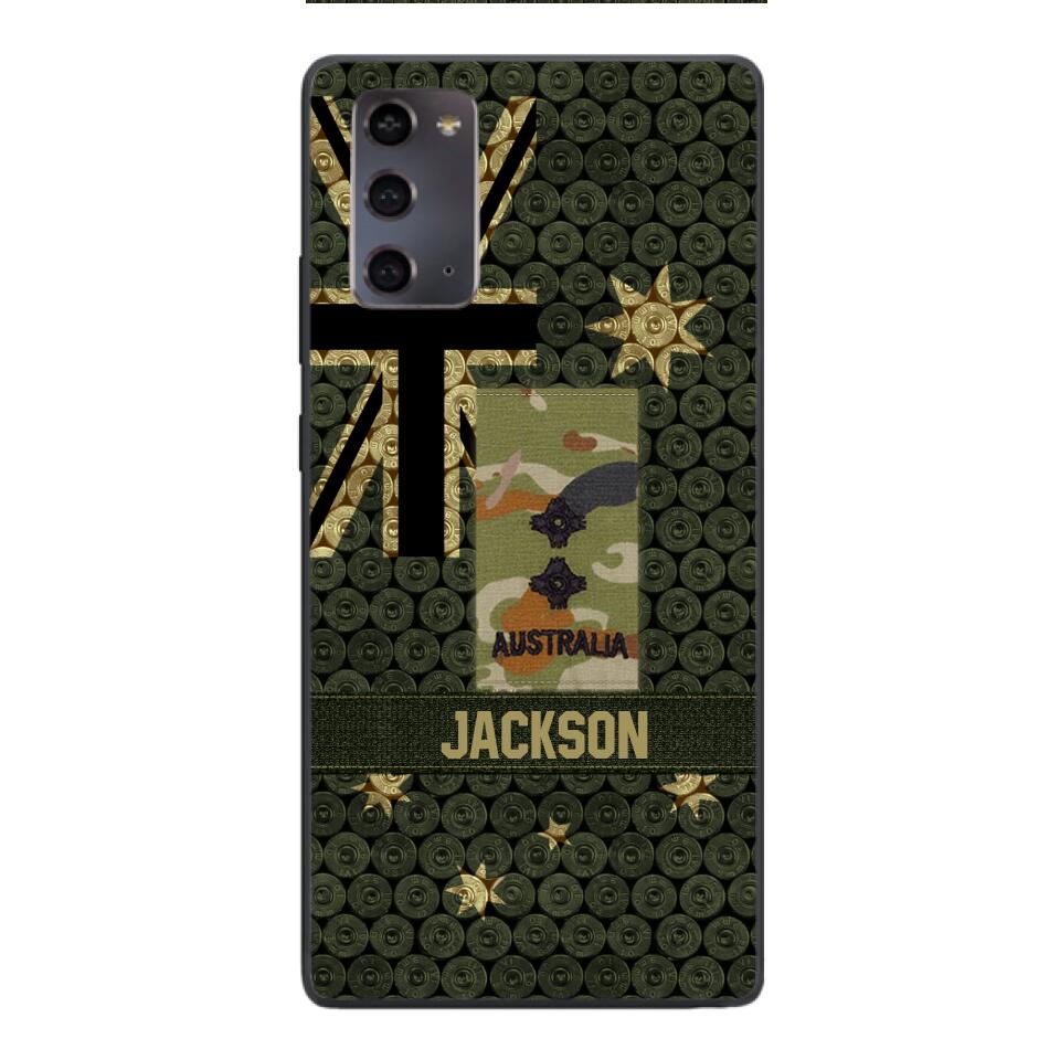 DH Personalized Australian Soldier Phone Case Printed MQ1204