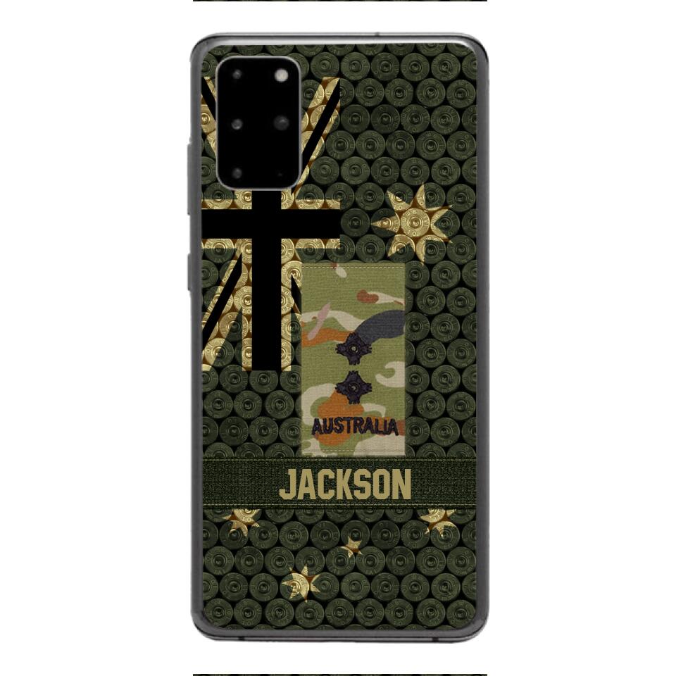 DH Personalized Australian Soldier Phone Case Printed MQ1204
