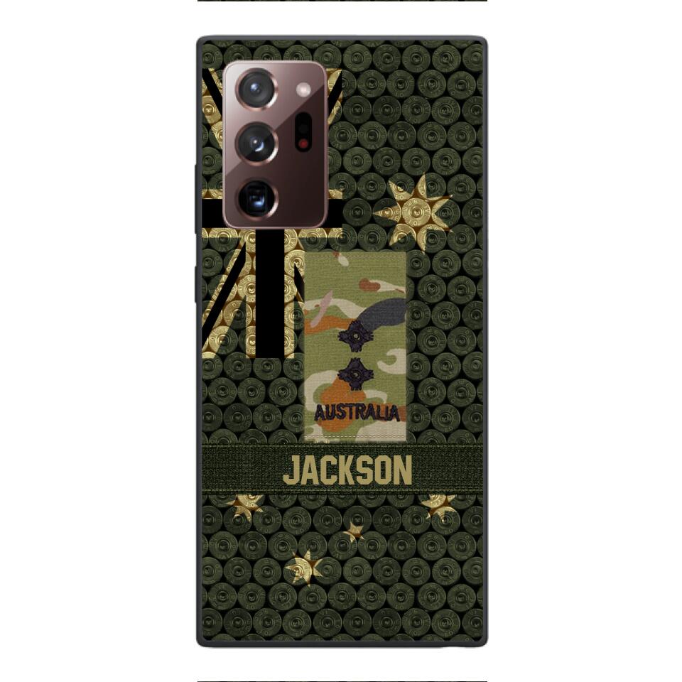 DH Personalized Australian Soldier Phone Case Printed MQ1204