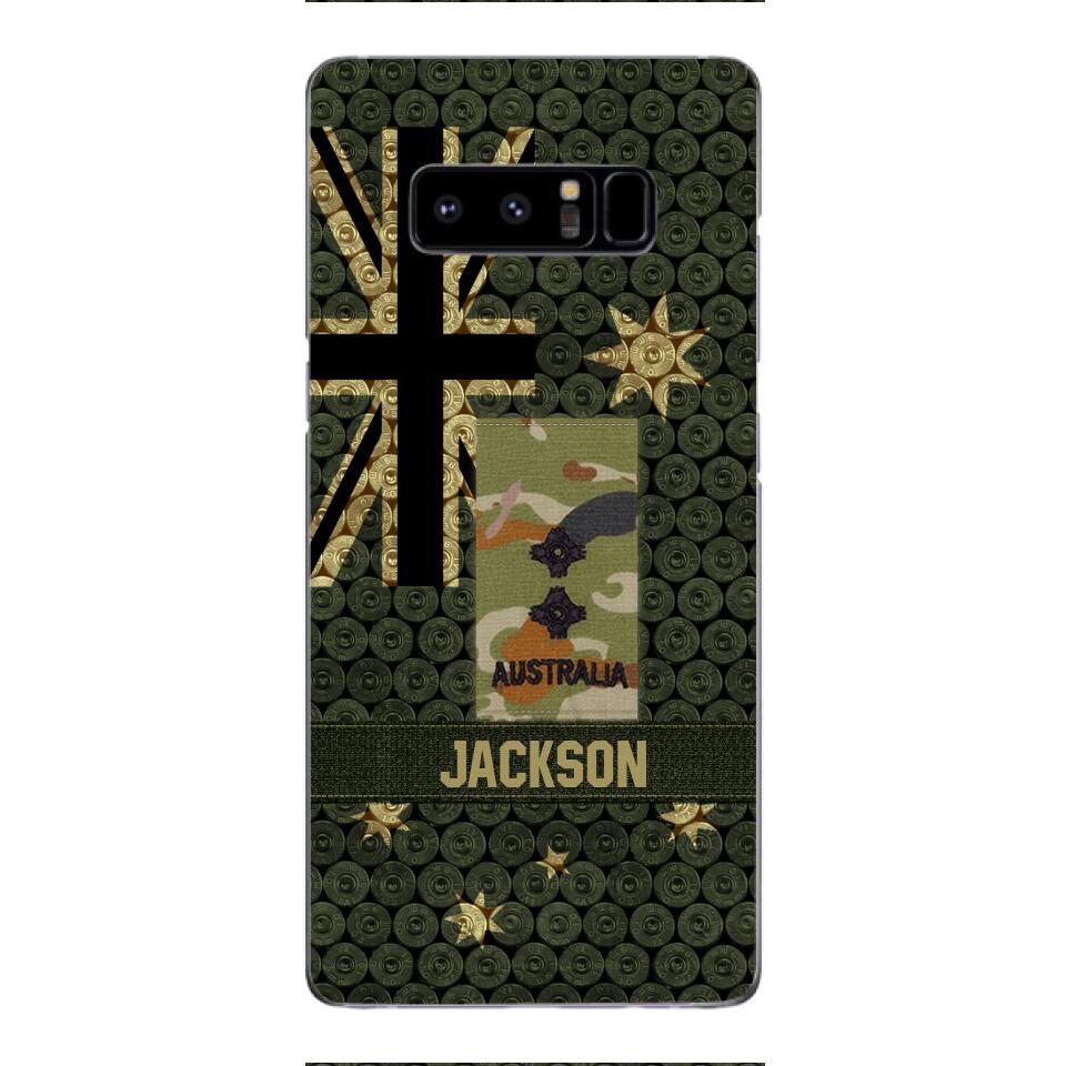 DH Personalized Australian Soldier Phone Case Printed MQ1204
