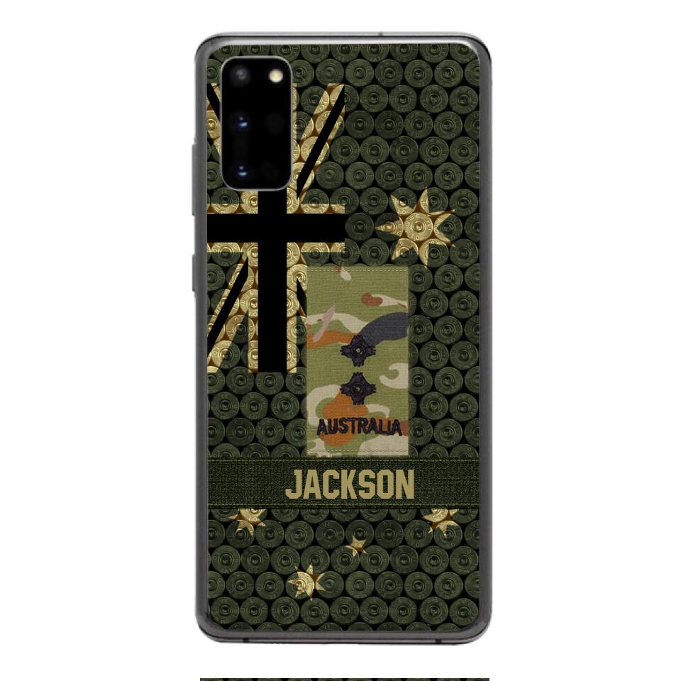 DH Personalized Australian Soldier Phone Case Printed MQ1204
