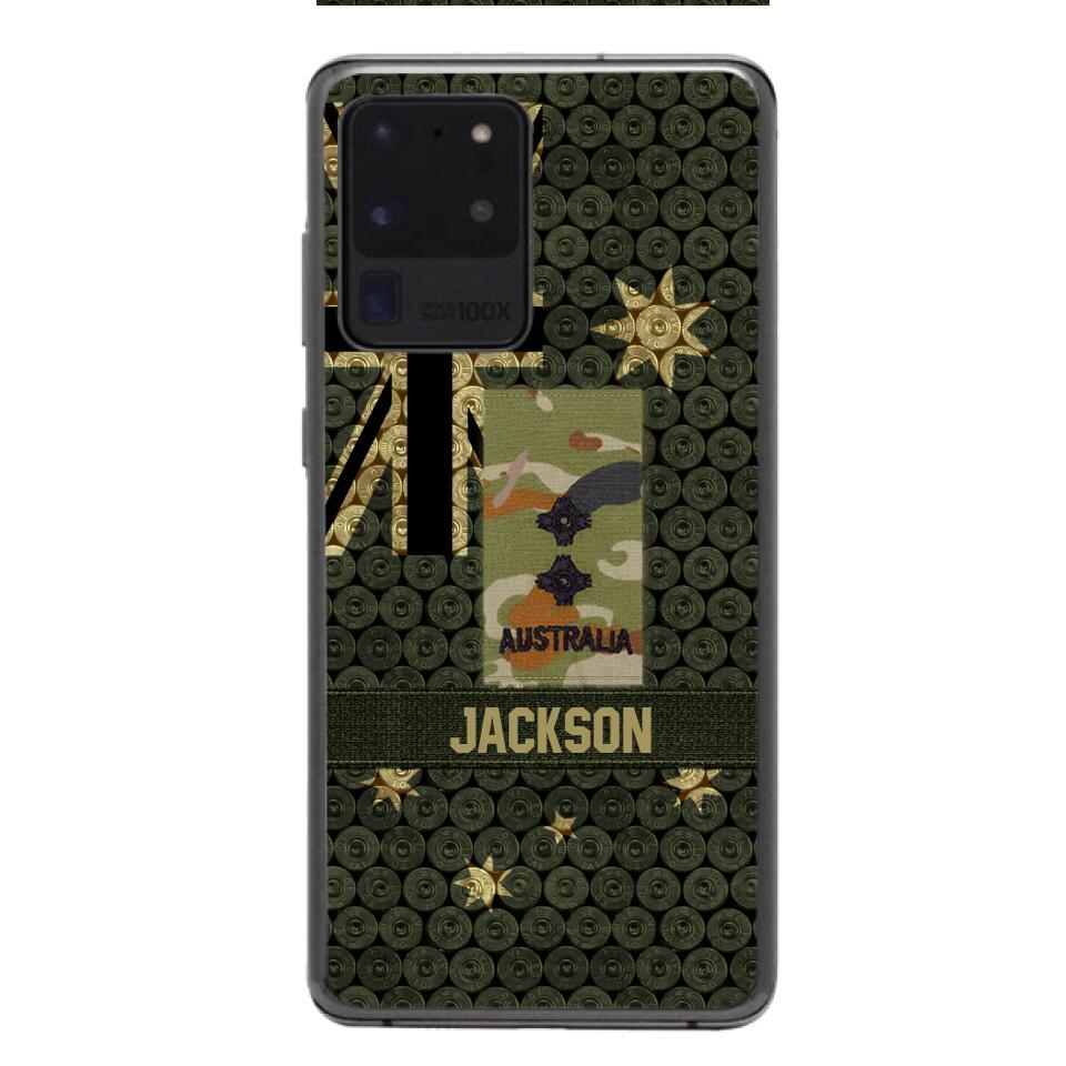 DH Personalized Australian Soldier Phone Case Printed MQ1204