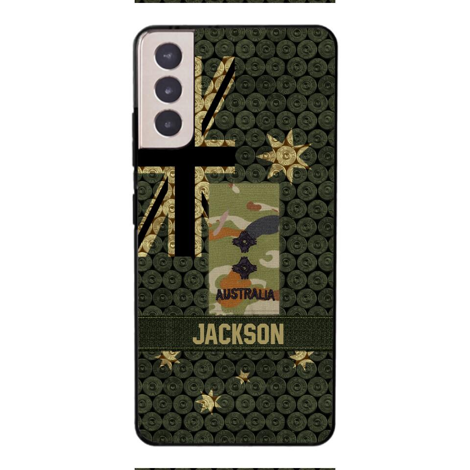 DH Personalized Australian Soldier Phone Case Printed MQ1204