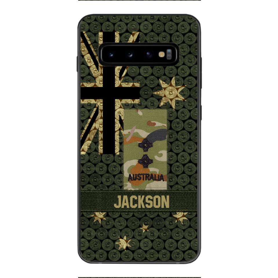 DH Personalized Australian Soldier Phone Case Printed MQ1204
