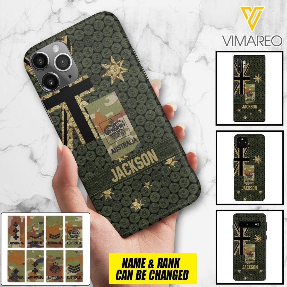 DH Personalized Australian Soldier Phone Case Printed MQ1204