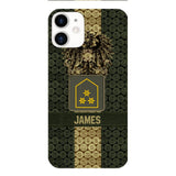 DH Personalized Austrian Soldier Phone Case Printed MQ1204
