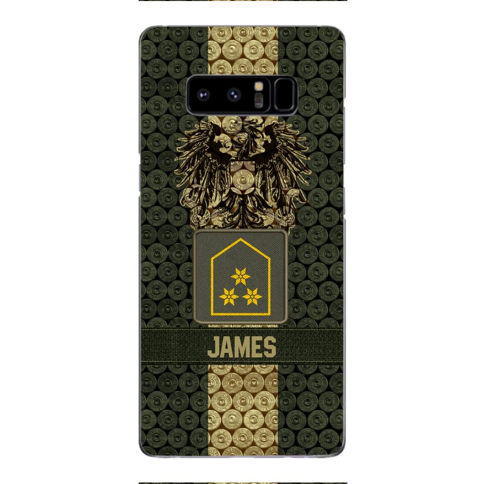 DH Personalized Austrian Soldier Phone Case Printed MQ1204