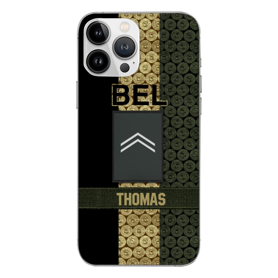 DH Personalized Belgian Soldier Phone Case Printed MQ1204