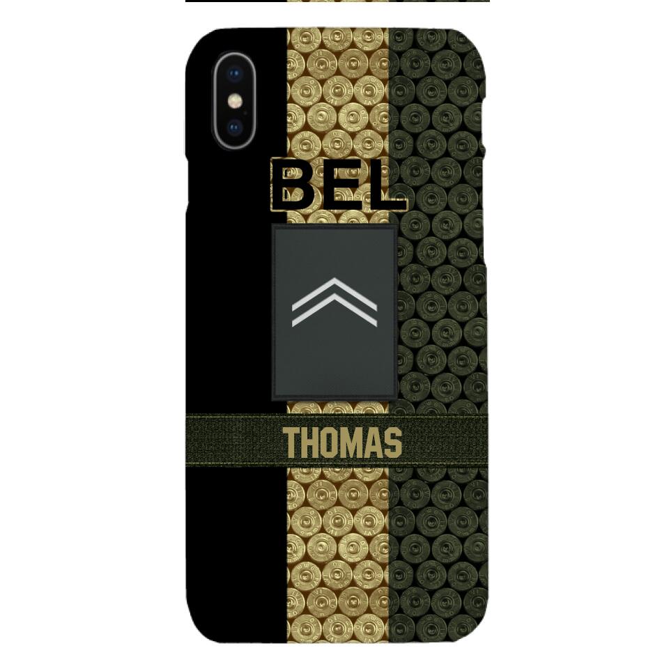 DH Personalized Belgian Soldier Phone Case Printed MQ1204