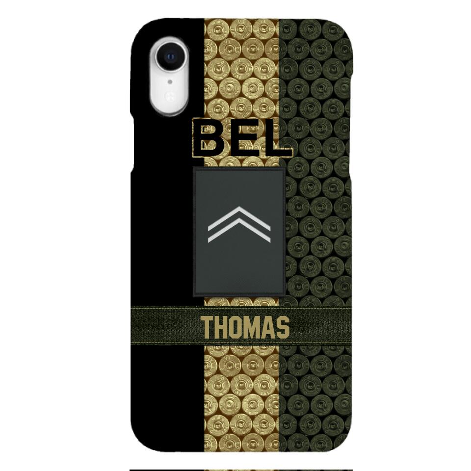 DH Personalized Belgian Soldier Phone Case Printed MQ1204