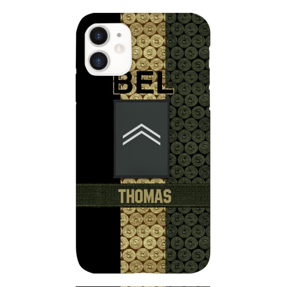 DH Personalized Belgian Soldier Phone Case Printed MQ1204